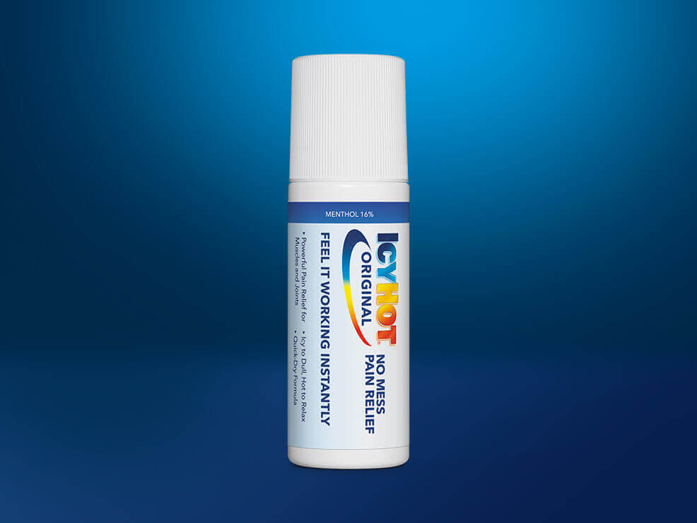 No Mess Roll On Icy Hot® Pain Relief Roll On Medicated Applicator